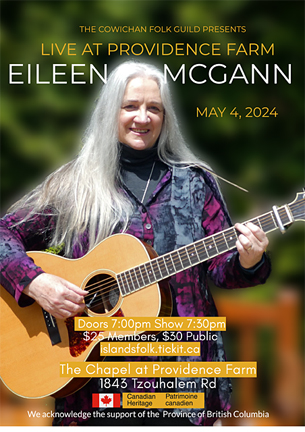 Eileen Cowichan concert poster